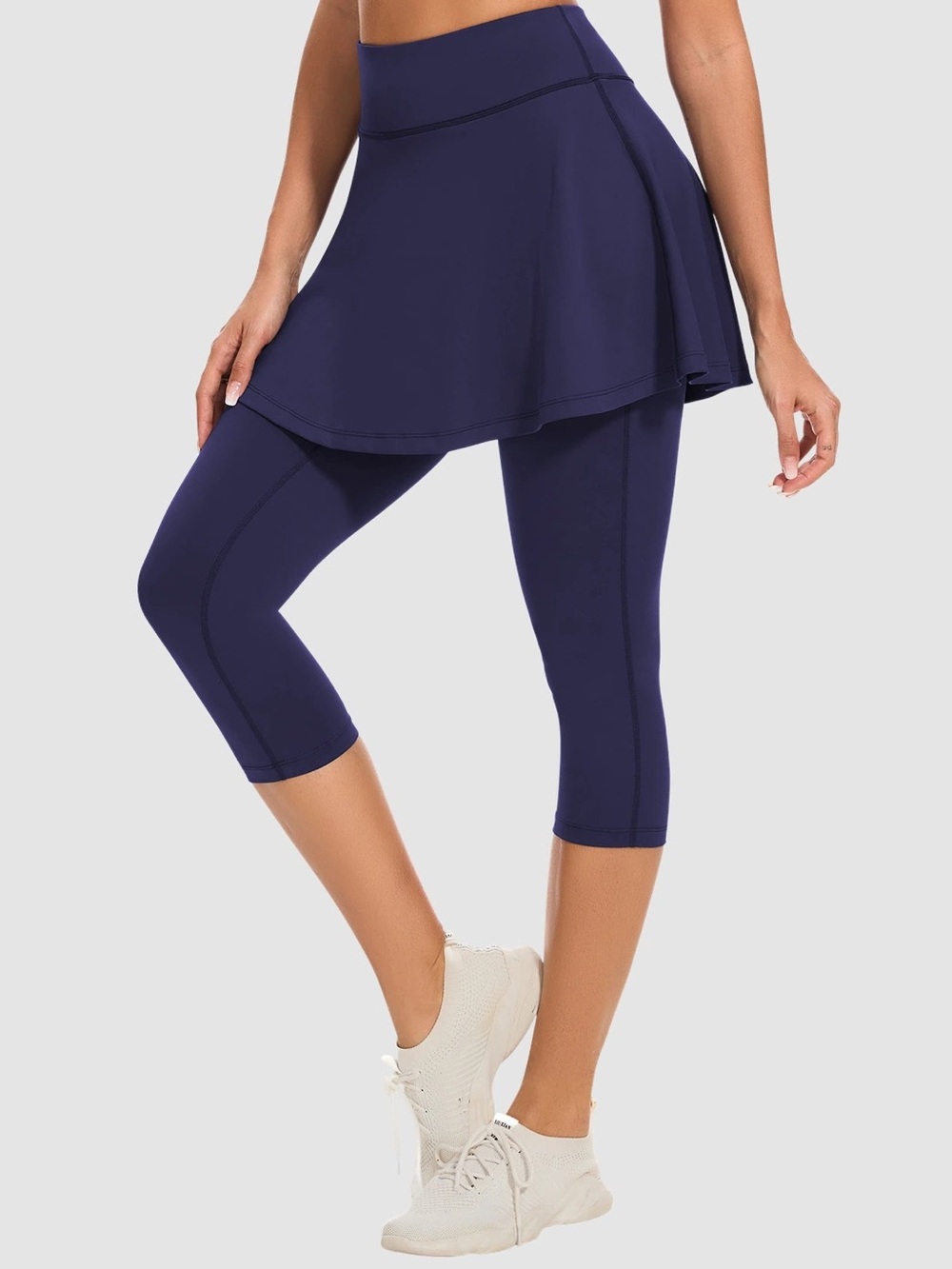 NWT Lou Keith Skirted Capri Leggings S R5